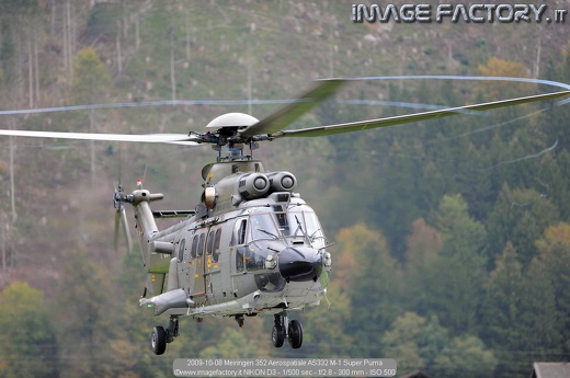 2009-10-08 Meiringen 352 Aerospatiale AS332 M-1 Super Puma